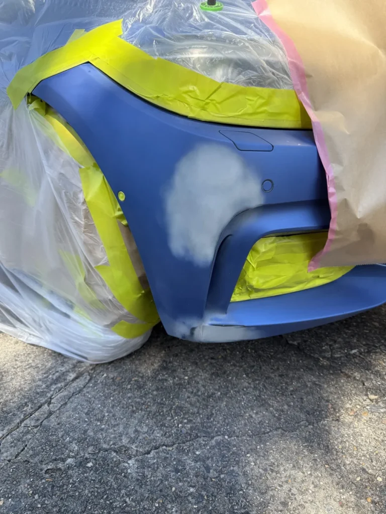Bumper Scratch Repair Process
