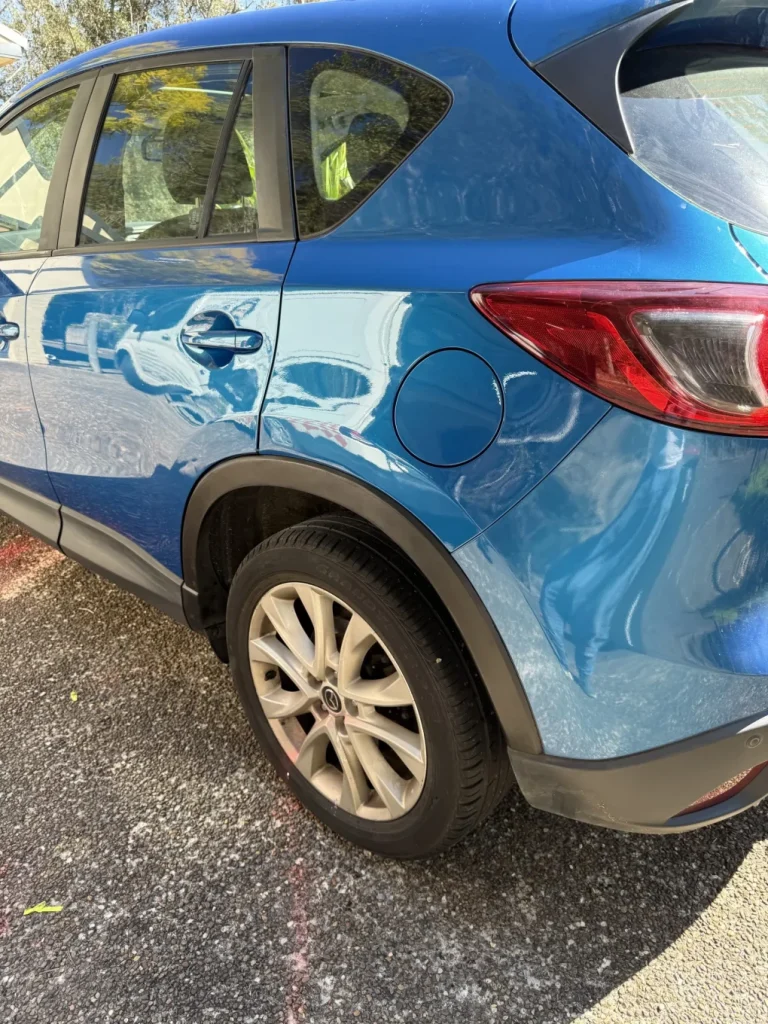 No scratch panel after repair