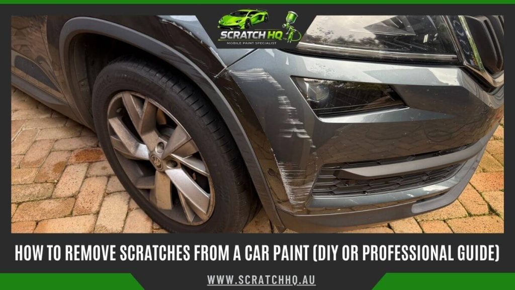 How to Remove Scratches From a Car Paint (DIY or Professional Guide)