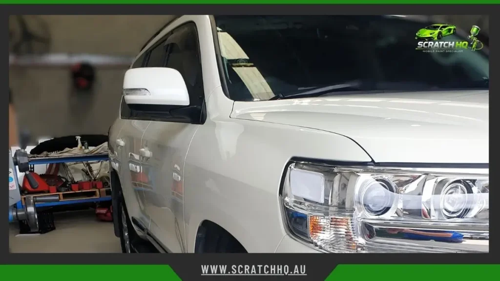 Silver Lexus SUV treated with ceramic coating for enhanced shine and durable paint protection