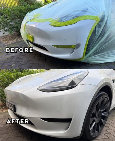 Tesla Car Scratch Repair