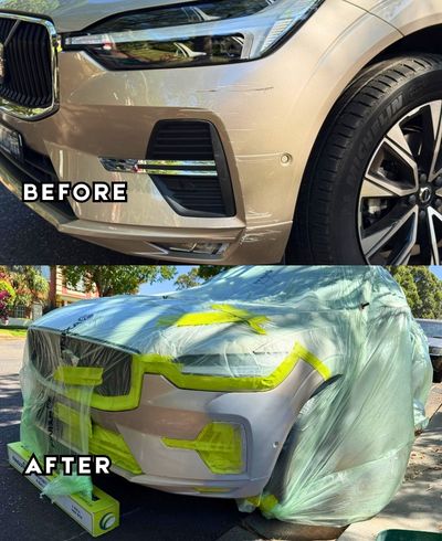 Volvo bumper repair