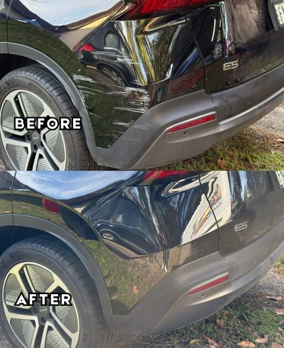 OMODA E5 rear scratch repair